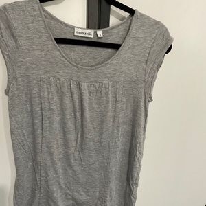 NWOT grey nursing top